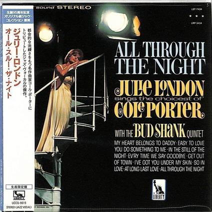 All Through The Night (Limited/Paper Sleeve/Digital Remastering/Reissu - CD Audio di Julie London