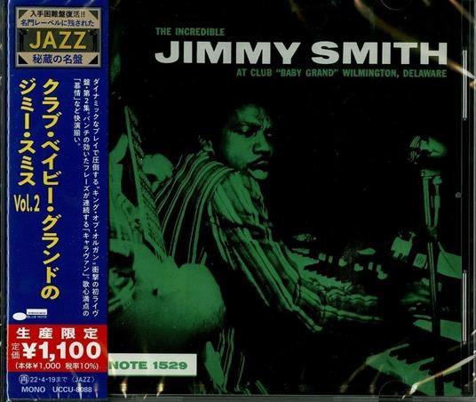 Incredible Jimmy Smith At Club Baby Grand Vol.2 - CD Audio di Jimmy Smith