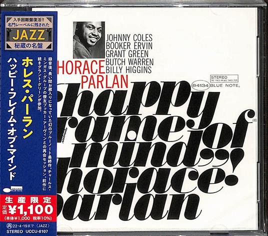 Happy Frame Of Mind - CD Audio di Horace Parlan