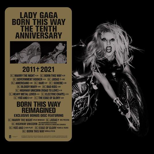 Born This Way The Tenth Anniversary (2 Cd) - CD Audio di Lady Gaga