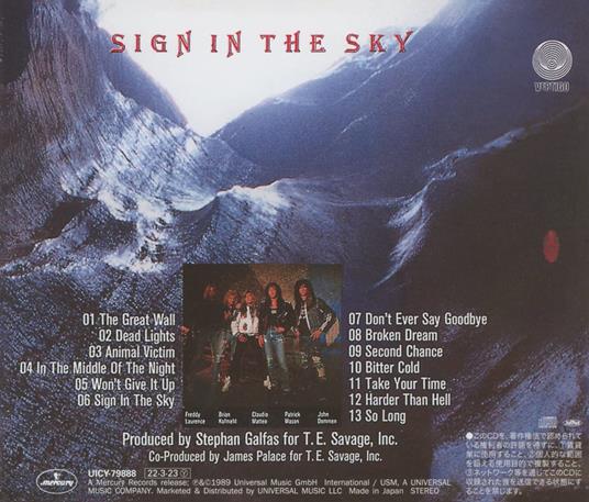 Sign In The Sky (Limited) - CD Audio di China