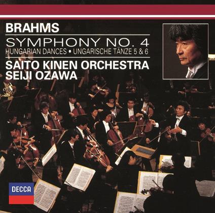 Brahms: Symphony No.4 Hungarian Dances Nos. 5 & 6 (Shm-Cd/Reissued:Uccd-50054) - SHM-CD di Seiji Ozawa