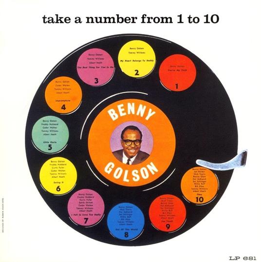 Take A Number From 1 To 10 - CD Audio di Benny Golson