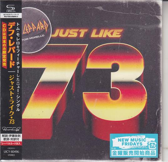 Just Like 73 - CD Audio di Def Leppard