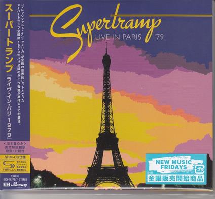 Live In Paris '79 (Shm-Cd-Paper Sleeve) - SHM-CD di Supertramp