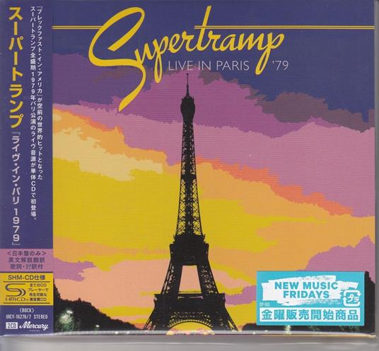 Live In Paris '79 (Shm-Cd-Paper Sleeve) - SHM-CD di Supertramp