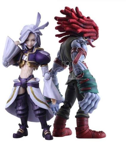 Final Fantasy IX Bring Arts Action Figures Kuja & Amarant Coral 16 - 18 Cm Square-Enix
