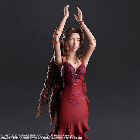 Final Fantasy Vii Remake Play Arts Kai Action Figura Aerith Gainsborough Dress Ver. 25 Cm Square-enix - 4