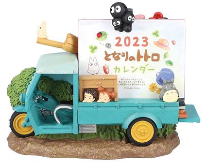 My Neighbor Totoro Statua Three-wheeler Diorama & Calendar 16 Cm Semic