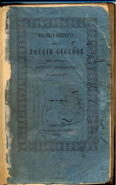 Raccolta completa delle poesie giocose - Antonio Guadagnoli - 2