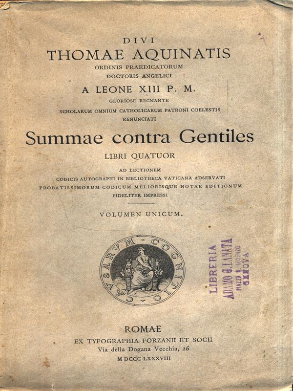 Summae Contra Gentiles