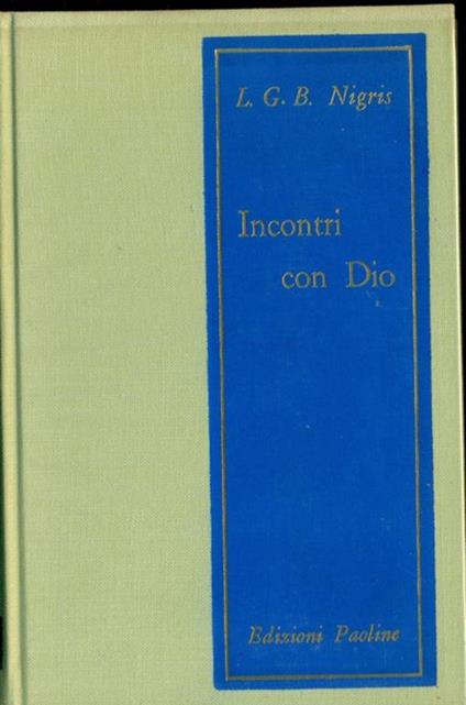 Incontri con Dio - copertina