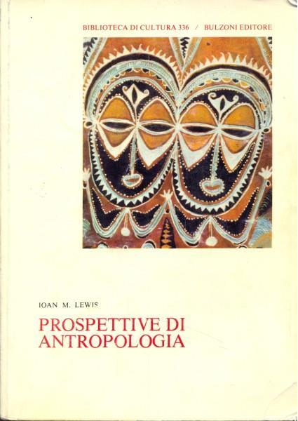 Prospettive di antropologia - copertina