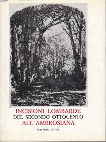 Incisioni lombarde del secondo ottocento all'ambrosiana - copertina