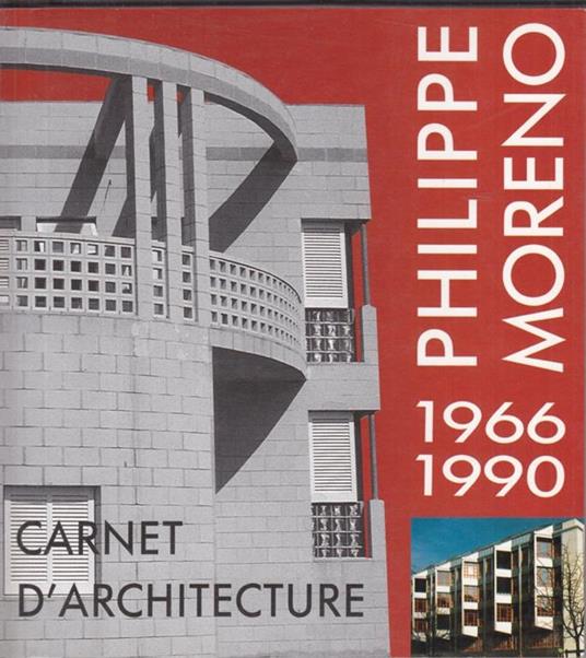 Carnet d'architecture - Philippe Moreno - copertina