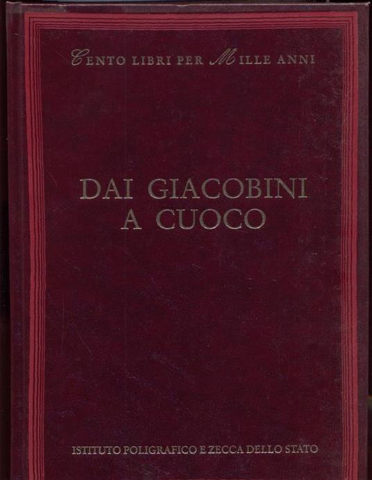 Dai giacobini a Cuoco - Alberto Merola - copertina