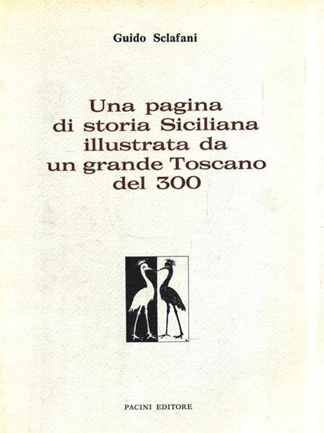 Una pagina di storia siciliana illustrata da un grande toscano del 300 - copertina