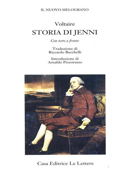 Storia di Jenni. Testo originale a fronte - Voltaire - copertina