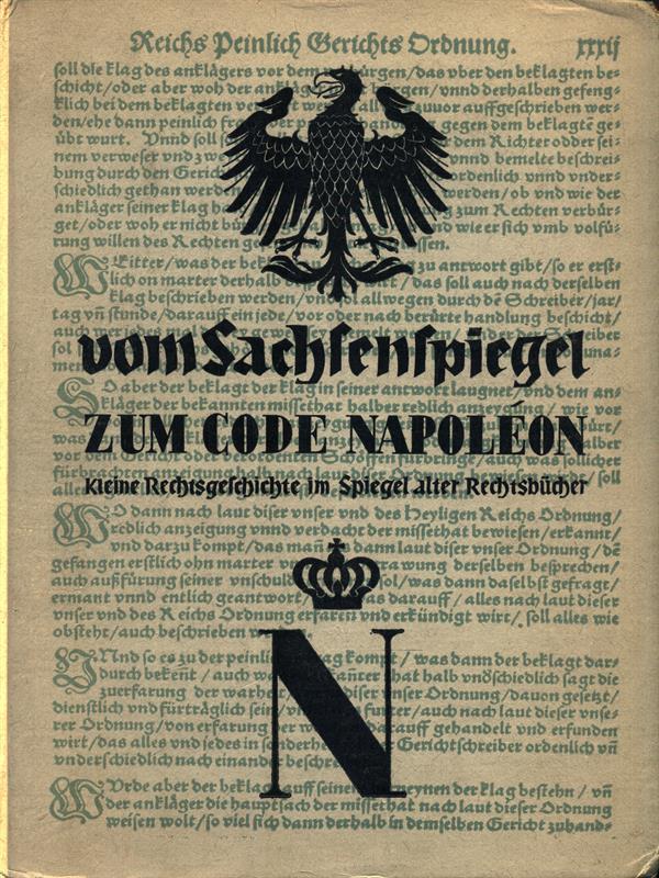 Vom Sachsenspiegel zum code Napoleon