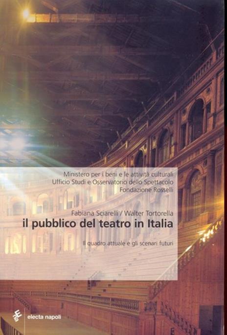Il pubblico del teatro in Italia - copertina