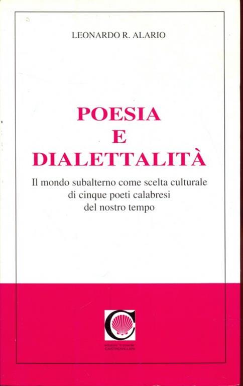 Poesia e dialettalità - Leonardo R. Alario - copertina