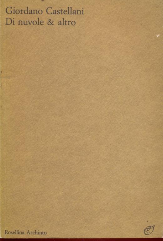 Di nuvole & altro - copertina