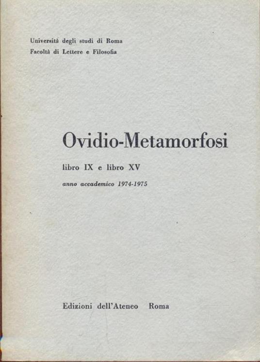 Ovidio-metamorfosi - P. Nasone Ovidio - 4