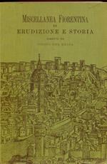 Miscellanea fiorentina di erudizio e estoria
