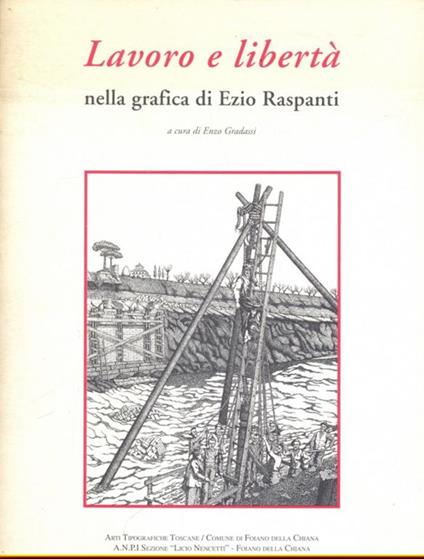 Lavoro e libertà nella grafica diEzio Raspanti - copertina