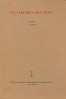 Studi letterari ed artistici - Luigi Banfi - copertina