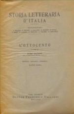 Storia letteraria d'Italia. L' Ottocento