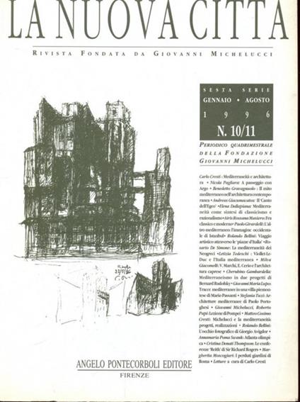 La nuova città. 43049 gennaio agosto 1996 - copertina