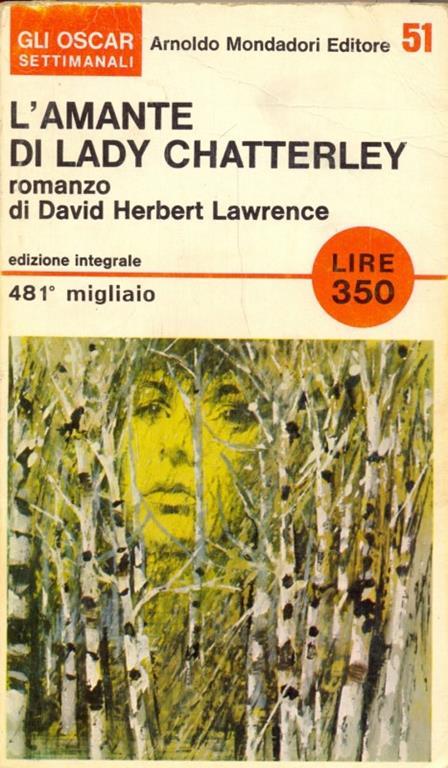 L' amante di lady Chatterley - David Herbert Lawrence - copertina