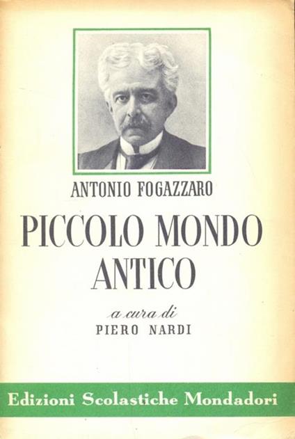 Piccolo mondo antico - Antonio Fogazzaro - copertina