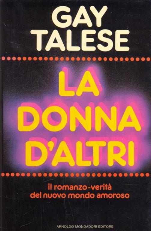 La donna d'altri - Gay Talese - copertina