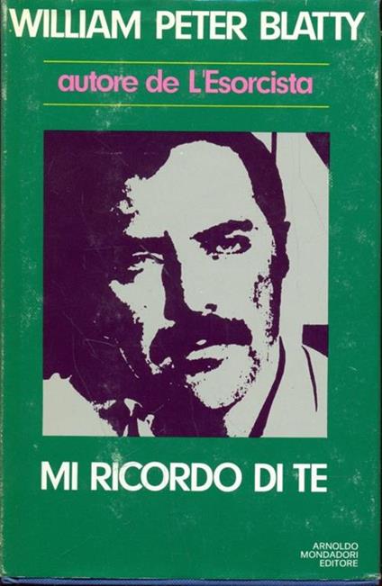 Mi ricordo di te - William Peter Blatty - copertina