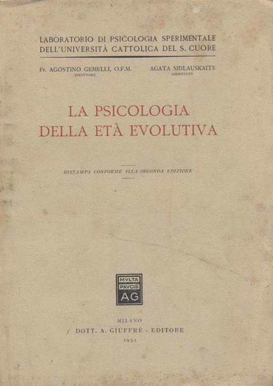 La psicologia dell'età Evolutiva - copertina