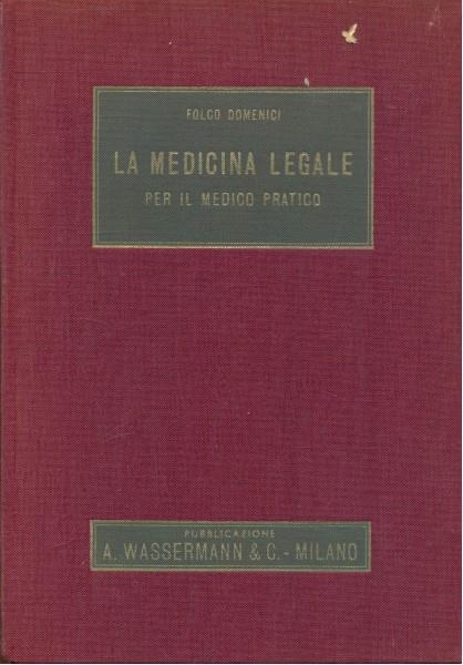 La medicina legale per il medico pratico - copertina