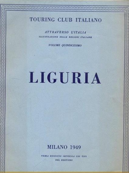 Liguria - copertina