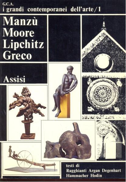 Manzù, Moore, Lipchitz, Greco - copertina