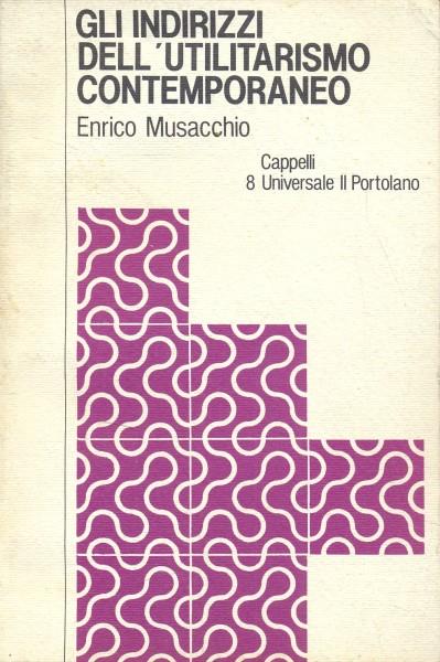 Gli indirizzi dell'utilitarismo contemporaneo