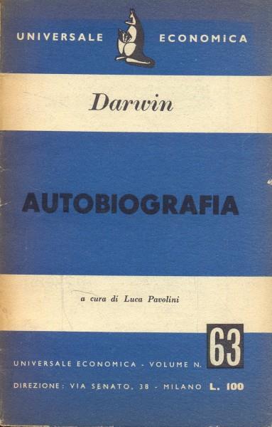 Autobiografia - Charles Darwin - copertina