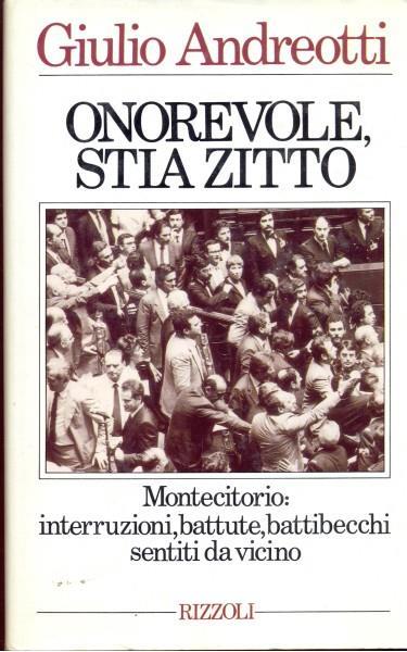 Onorevole, stia zitto - Giulio Andreotti - copertina