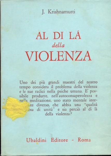 Al di là della violenza - copertina