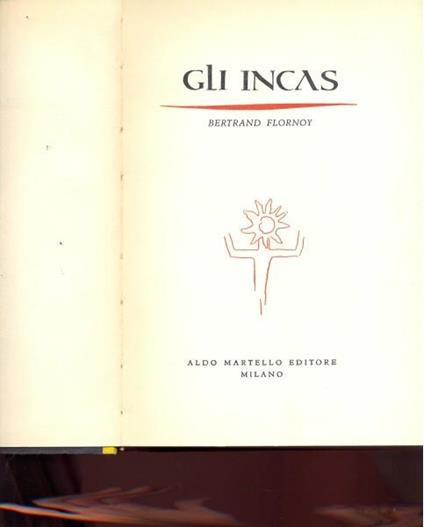 Gli incas - Bertrand Flornoy - copertina