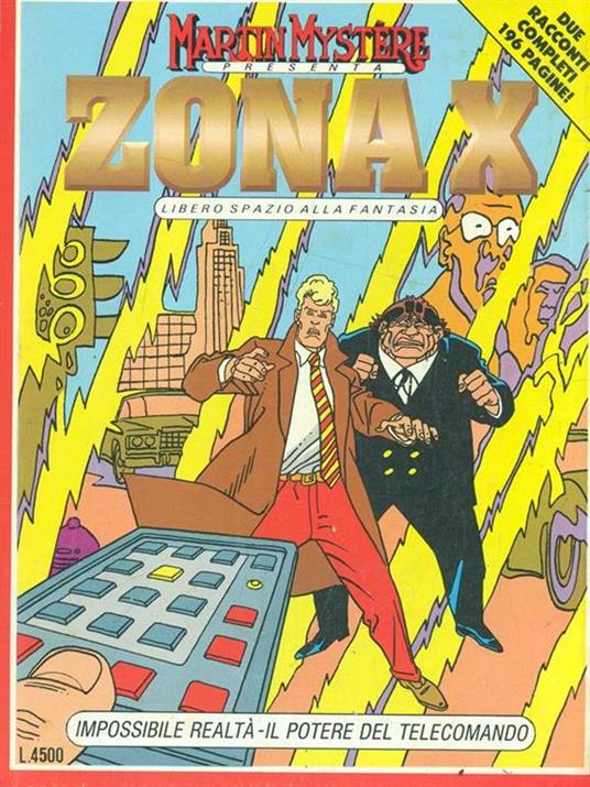Zona X n. 5. Impossibile realtà/Il potere del telecomando - Alfredo Castelli - copertina