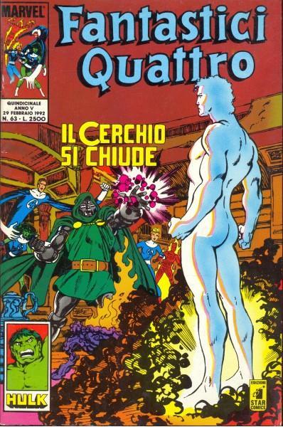 Fantastici Quattro n. 63. Ilcerchio si chiude - copertina