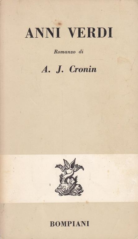 Anni verdi - A. Joseph Cronin - copertina