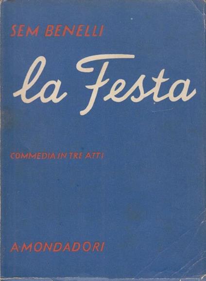 La festa - Sem Benelli - copertina
