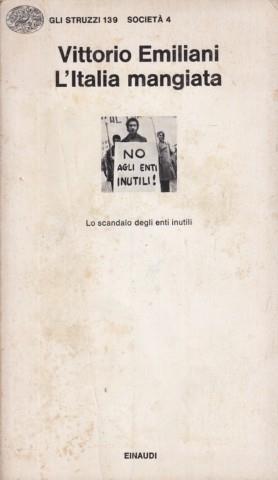 L' italia mangiata - Vittorio Emiliani - copertina